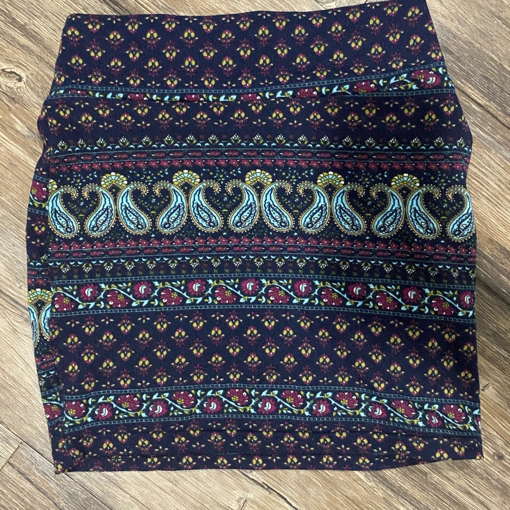 Fall Printed Skirt